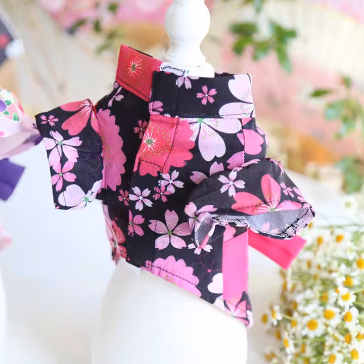 Váy Hoa Kiểu Nhật Bản Sang Trọng Từ Từ 0.5-8Kg Dành Cho Chó Mèo - Ảnh 6