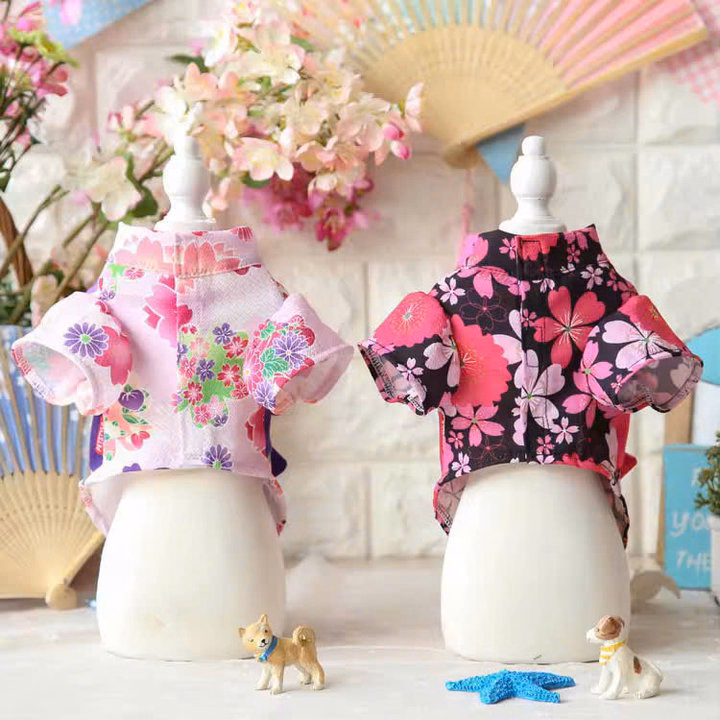 Váy Hoa Kiểu Nhật Bản Sang Trọng Từ Từ 0.5-8Kg Dành Cho Chó Mèo - Ảnh 10