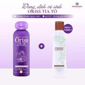 Dung Dịch Vệ Sinh Tía Tô Oriss 200Ml Giúp Làm Sạch - Kháng Viêm - Ngăn Mùi Hôi Và Nấm Ngứa
