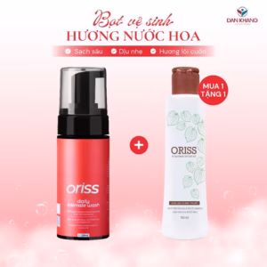 Bọt Vệ Sinh Nữ Oriss Daily Intimate Wash Chiết Xuất Trầu Không Và Lô Hội 120Ml