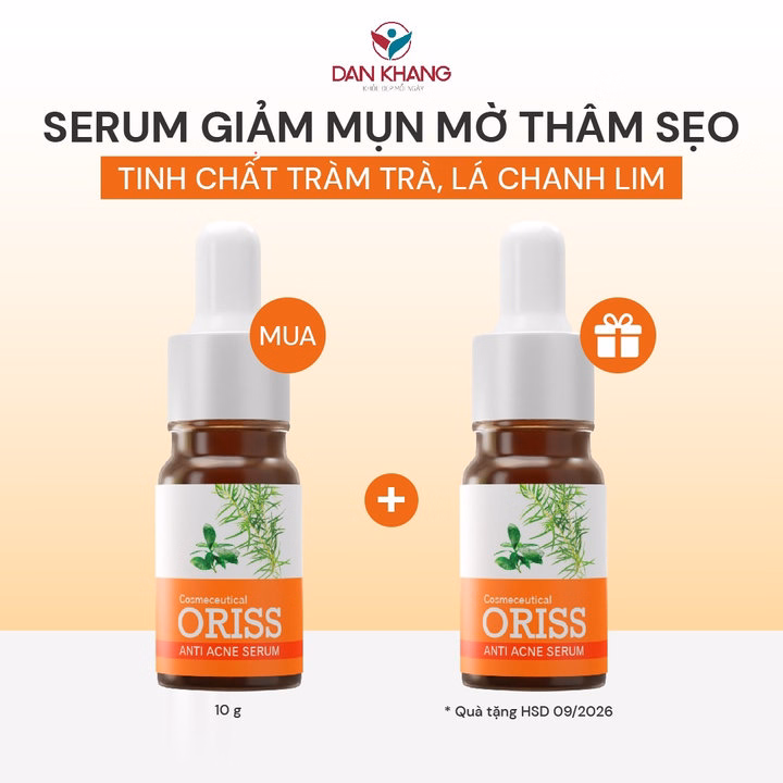 Serum Ngừa Mụn Làm Mờ Thâm Mụn Oriss 10G