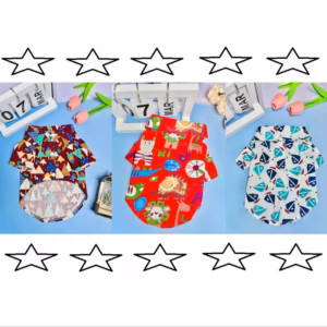 Áo Sơ Mi Hoạ Tiết Dễ Thương Từ 0.5-15Kg Dành Cho Thú Cưng Chó Mèo