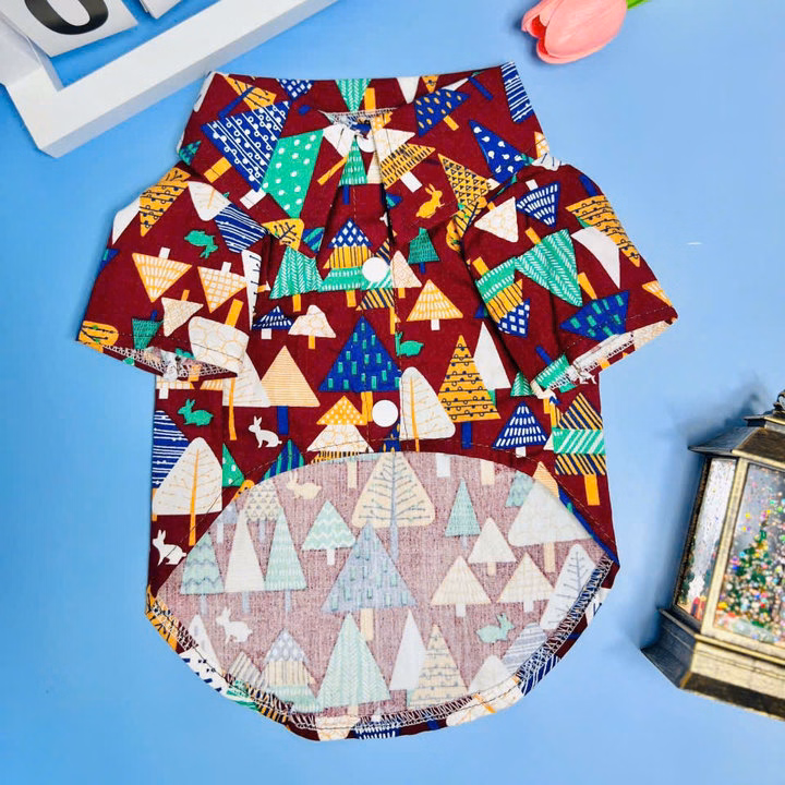 Áo Sơ Mi Hoạ Tiết Dễ Thương Từ 0.5-15Kg Dành Cho Thú Cưng Chó Mèo - Ảnh 2