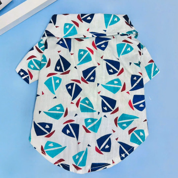 Áo Sơ Mi Hoạ Tiết Dễ Thương Từ 0.5-15Kg Dành Cho Thú Cưng Chó Mèo - Ảnh 4