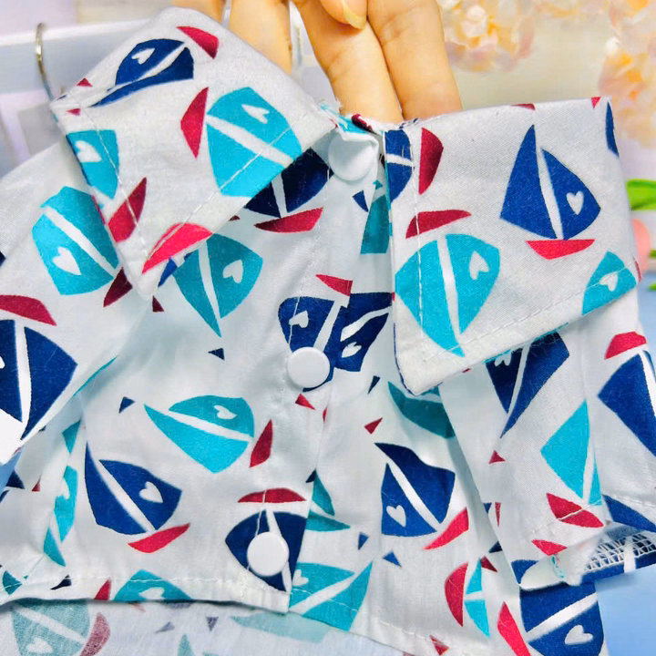Áo Sơ Mi Hoạ Tiết Dễ Thương Từ 0.5-15Kg Dành Cho Thú Cưng Chó Mèo - Ảnh 6