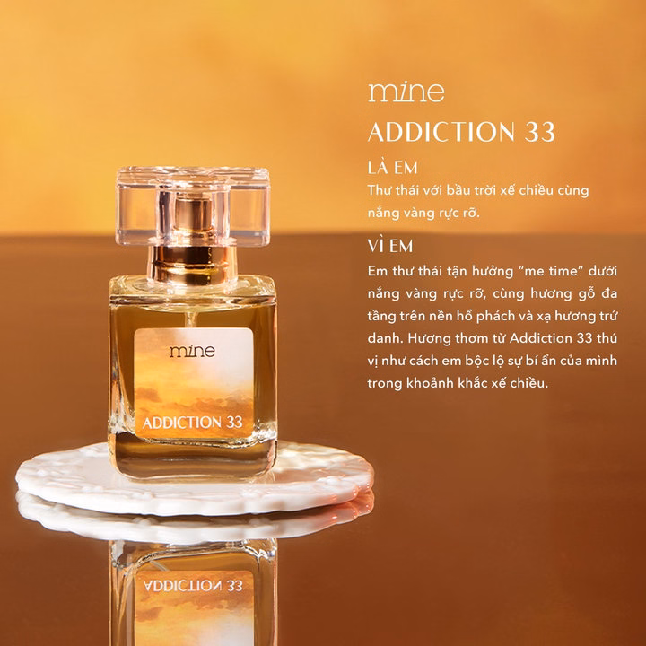 Nước Hoa Mine Addiction 33 Lưu Hương 6-8H 30Ml - Ảnh 3