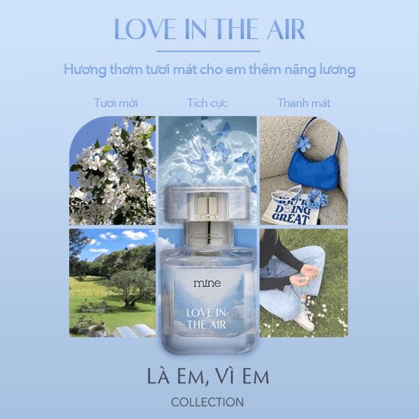 Nước Hoa Nữ Mine Love In The Air Lưu Hương 6-8H 30Ml - Ảnh 6