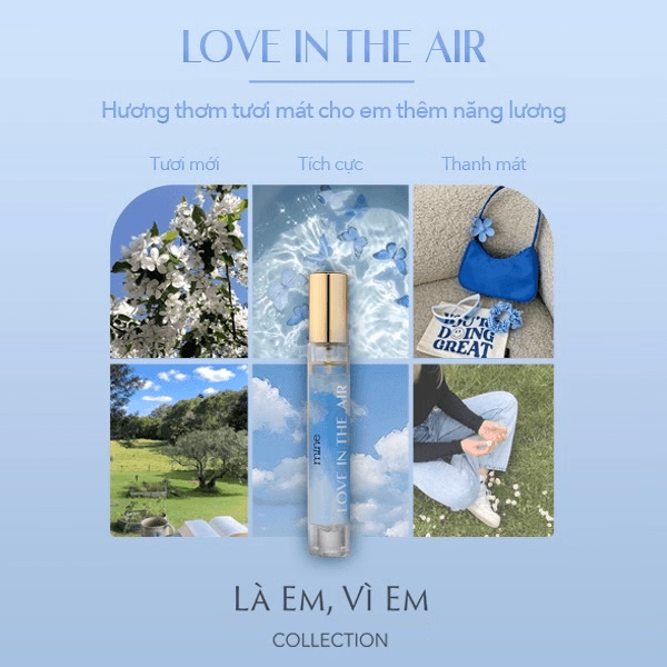 Nước Hoa Nữ Mine Love In The Air Lưu Hương 6-8H 9Ml - Ảnh 5