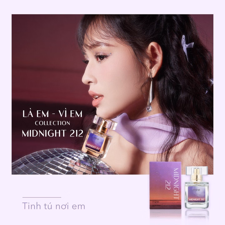 Nước Hoa Nữ Mine Midnight 212 Lưu Hương 6-8H 30Ml