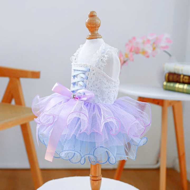 Váy Tây Âu Xoè Siêu Sang Trọng Từ 0.5-9Kg Dành Cho Thú Cưng Chó Mèo - Ảnh 6