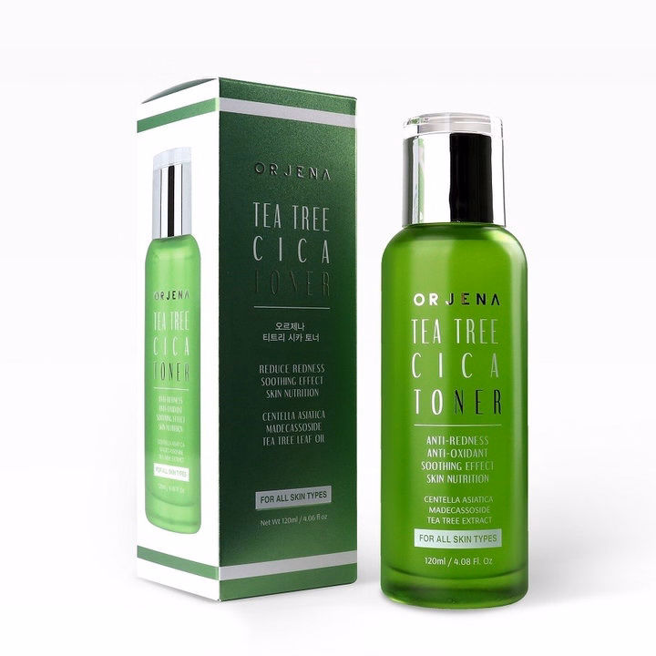 Nước Hoa Hồng Orjena Chiết Xuất Trà Xanh Và Rau Má Dịu Da 120Ml - Ảnh 4