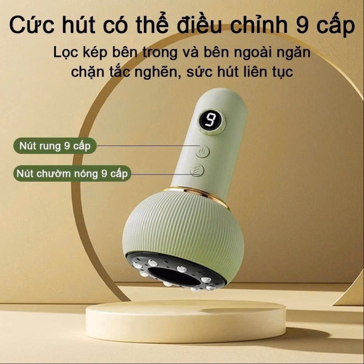 Máy Massage Kinh Lạc Giác Hơi Hồng Ngoại 8 Đầu Bi Allzz -Al 14536 - Gdn - Ảnh 5