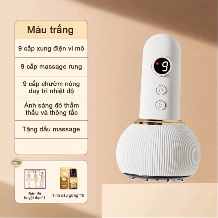 Máy Massage Kinh Lạc Giác Hơi Hồng Ngoại 8 Đầu Bi Allzz -Al 14536 - Gdn - Ảnh 7