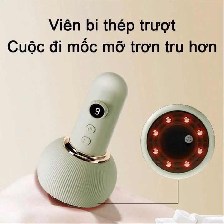 Máy Massage Kinh Lạc Giác Hơi Hồng Ngoại 8 Đầu Bi Allzz -Al 14536 - Gdn - Ảnh 8