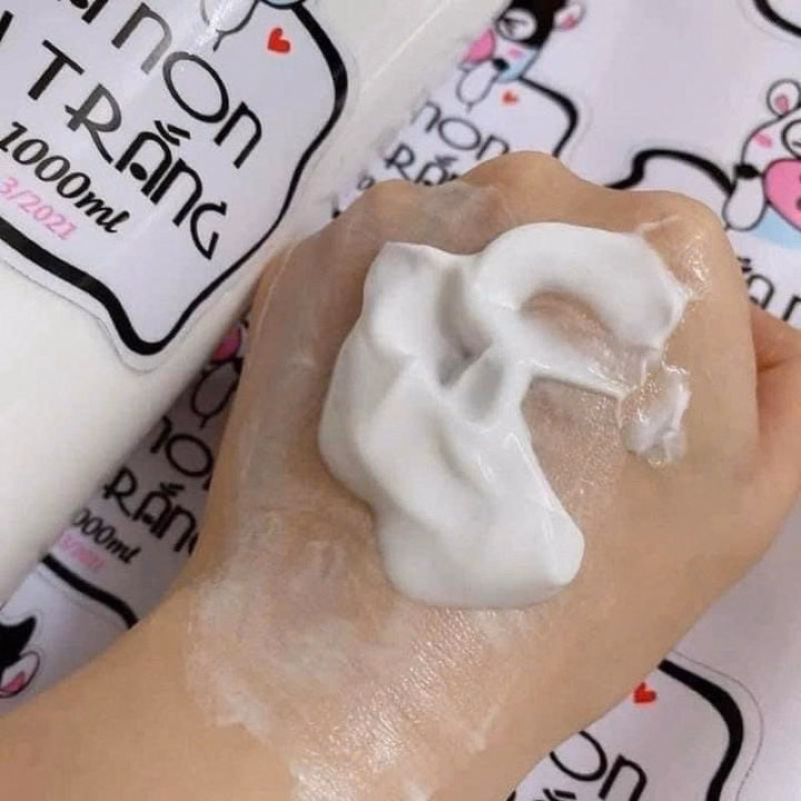 Chai Ủ Sữa Non 1000Ml Làm Sáng Dùng Được Face Và Body - Gdn - Ảnh 3