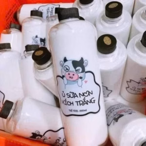 Chai Ủ Sữa Non 1000Ml Làm Sáng Dùng Được Face Và Body - Gdn