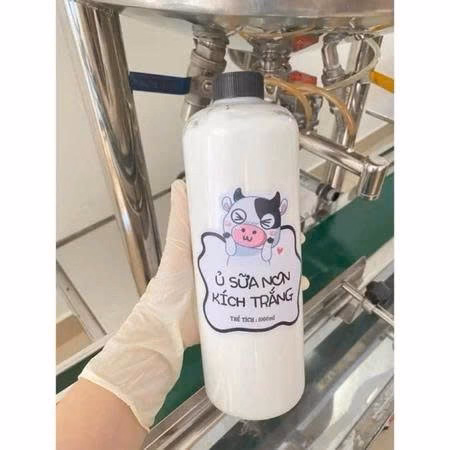 Chai Ủ Sữa Non 1000Ml Làm Sáng Dùng Được Face Và Body - Gdn - Ảnh 2