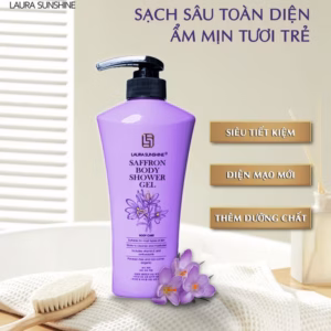 Laura Sunshine - Sữa Tắm Nhuỵ Hoa Nghệ Tây Saffron Body Shower 500Ml