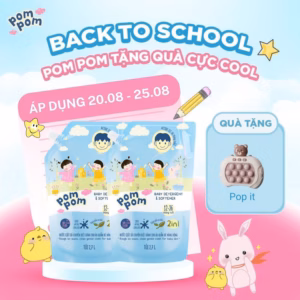 [Combo 2 Túi 2.7L] - Dành Cho Cả Nhà - Gel Giặt Xả 2In1"Lành"- Sạch Sâu Vết Bẩn - Dưỡng Mới Vải - Lưu Hương Tích Hợp Kháng Khuẩn An Toàn Cho Đồ Lót