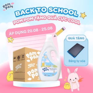 [Thùng 4Chai] - Dành Cho Bé Sơ Sinh - Gel Giặt Xả 2In1- Sạch Sâu - Kháng Khuẩn - Khử Mùi Nôn Trớ, Ọc Sữa, Tè Khai-Lưu Hương Phấn Thơm Dịu Nhẹ