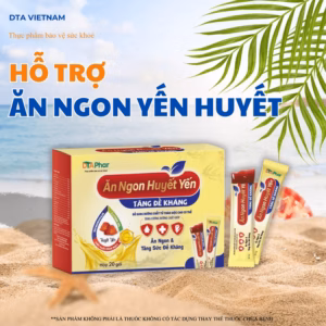 Thạch Ăn Ngon Yến Huyết Hỗ Trợ Tăng Đề Kháng Hỗ Trợ Ăn Ngon Bổ Sung Vitamin Cho Bé Hộp 20 Gói