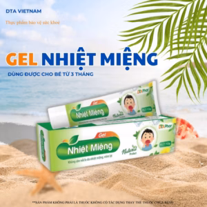 Gel Nhiệt Miệng Giúp Tiêu Nhiệt Giải Độc Làm Lành Vết Thương Kháng Viêm Kháng Khuẩn Do Nóng Trong Miệng Tuýp 10Gr