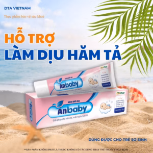 Kem Bội Anbaby Hỗ Trợ Làm Dịu Da Do Hăm Tả Mẩn Ngứa Ban Đỏ Do Mẩn Ngứa Côn Trùng Muỗi Đốt Tuýp 20Gr