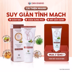 Kem Thoa Giãn Tĩnh Mạch Giúp Giảm Đau, Sưng, Phù Chân Vascovein 50G