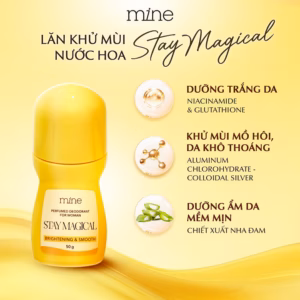 Lăn Khử Mùi Nữ Hương Nước Hoa Mine Stay Magical 50G