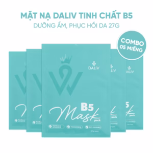 Combo 10 Tặng 2 Mặt Nạ Daliv Tinh Chất B5 Dưỡng Ẩm, Phục Hồi Da 27G