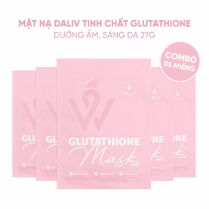 Combo 10 Tặng 2 Mặt Nạ Daliv Tinh Chất Glutathione Dưỡng Ẩm, Sáng Da 27G