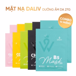 Combo 10 Tặng 2 Mặt Nạ Dưỡng Da Các Loại Daliv Hàn Quốc 27G