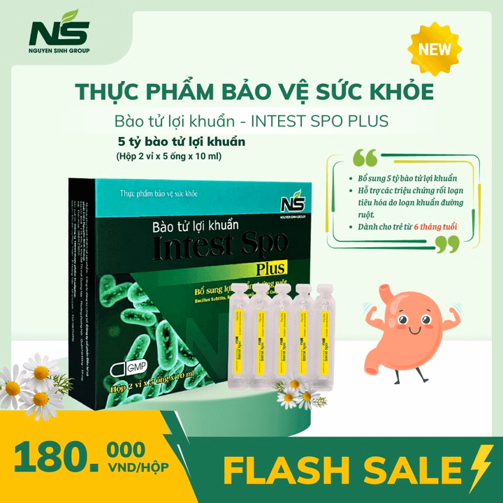 Bào Tử Lợi Khuẩn Intest Spo Plus - Nguyên Sinh Group