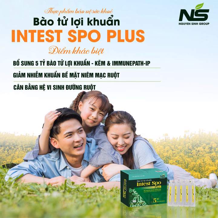 Bào Tử Lợi Khuẩn Intest Spo Plus - Nguyên Sinh Group - Ảnh 2