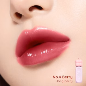 M.O.I - Son Tint Bóng Liptint Gummy No.04 Berry - Hồng Berry