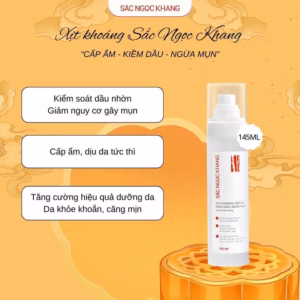 Xịt Khoáng Cấp Ẩm, Kiềm Dầu, Ngừa Mụn [145Ml] - Sắc Ngọc Khang