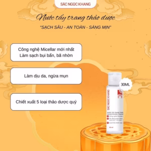 Nước Tẩy Trang Thảo Dược [Minisize 30Ml] - Sắc Ngọc Khang