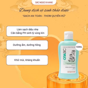 Dung Dịch Vệ Sinh Thảo Dược Orasic [100Ml] - Sắc Ngọc Khang