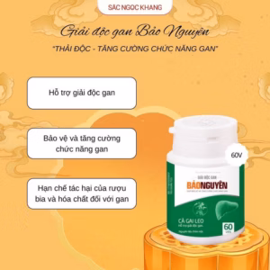 Giải Độc Gan Bảo Nguyên - Hỗ Trợ Thải Độc Gan Bằng Thảo Dược [60 Viên] - Sắc Ngọc Khang