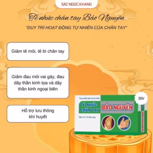 Tê Nhức Chân Tay Bảo Nguyên - Bài Thuốc Độc Hoạt Ký Sinh Thang [30 Viên] - Sắc Ngọc Khang