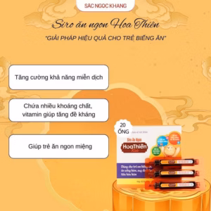 Siro Ăn Ngon Hoa Thiên Kids [H/20 Ống] - Sắc Ngọc Khang