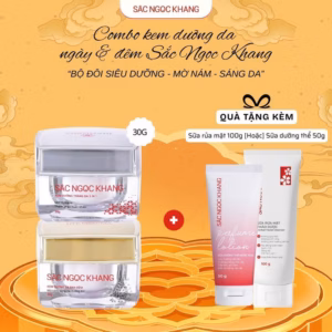 Combo Kem Dưỡng Da Ngày [30G] & Đêm [30G] - Sắc Ngọc Khang