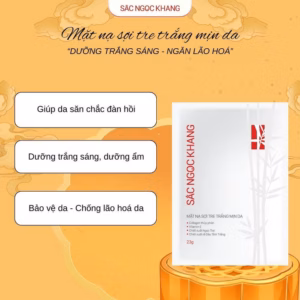 Mặt Nạ Sợi Tre Trắng Mịn Da [1 Miếng] - Sắc Ngọc Khang