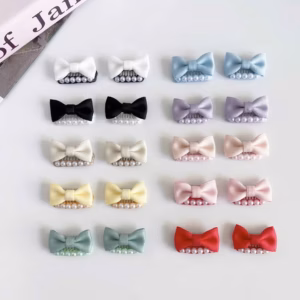 Nơ Kẹp Tóc Có Nơ Xinh Sang Trọng Cho Thú Cưng Chó Mèo Và Thỏ