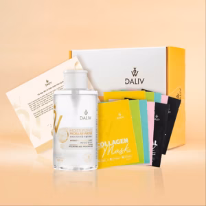 Set Quà Chăm Sóc Da Daliv ( Gồm Nước Tẩy Trang 500Ml + 10 Miếng Mặt Nạ Dưỡng Da )