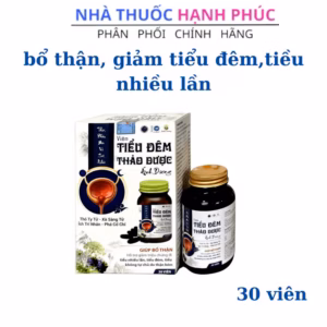 Viên Tiểu Đêm Thảo Dược Ánh Dương Giúp Bổ Thận, Giảm Tiểu Đêm, Tiểu Nhiều Lần Hộp 30 Viên-Tradiphar