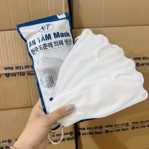 Thùng 300 Chiếc Khẩu Trang Kf94 An Tâm Mask 4 Lớp Kháng Khuẩn Chống Bụi Cao Cấp - Gdn
