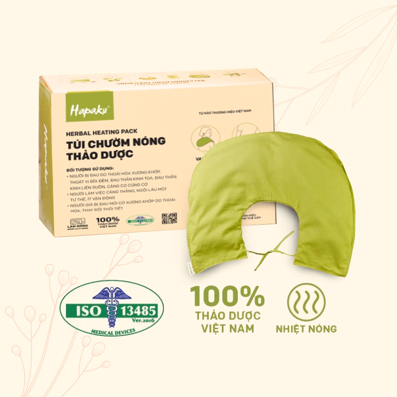 Túi Chườm Thảo Dược Vai Gáy - Hapaku - Ảnh 13