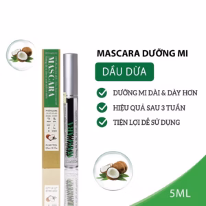 Mascara Dưỡng Mi Dầu Dừa Nguyên Chất 5Ml - Milaganics