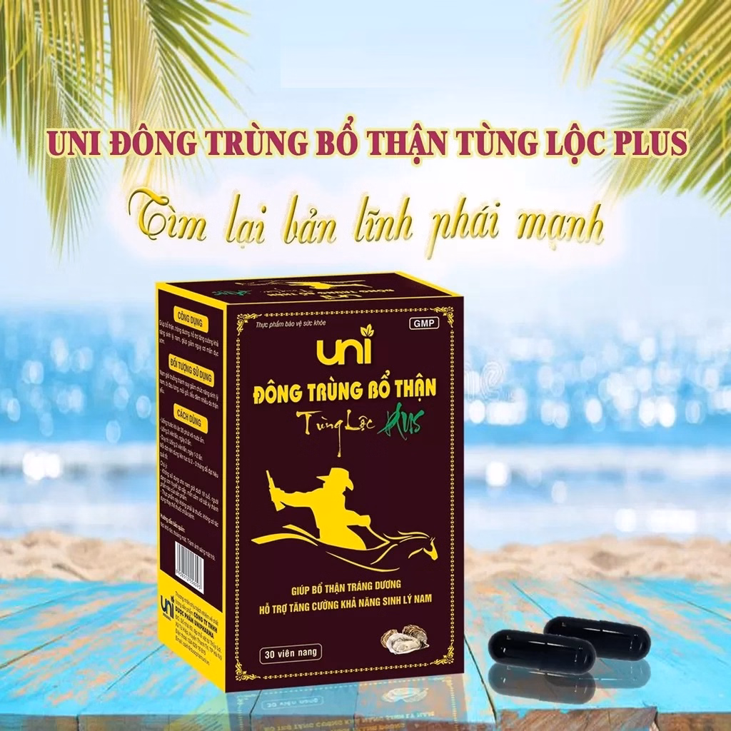 Viên Uống Đông Trùng Bổ Thận Tùng Lộc Plus - Uni Pharma - Ảnh 2